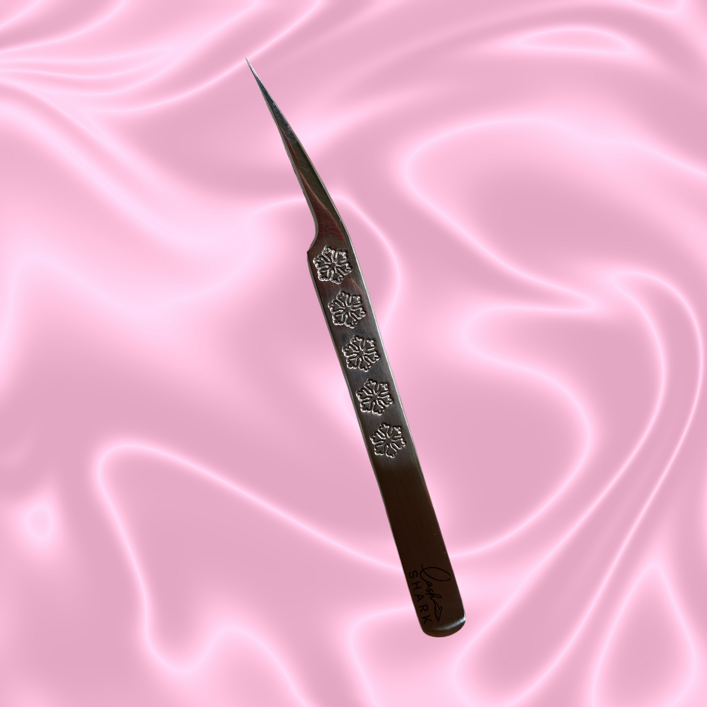 SEMI-CURVED TWEEZERS