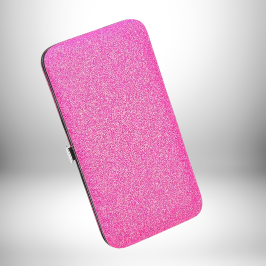 Glitter Magnetic Tweezer Case - Pink