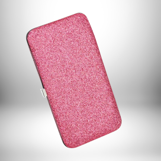 Glitter Magnetic Tweezer Case - Rose Pink