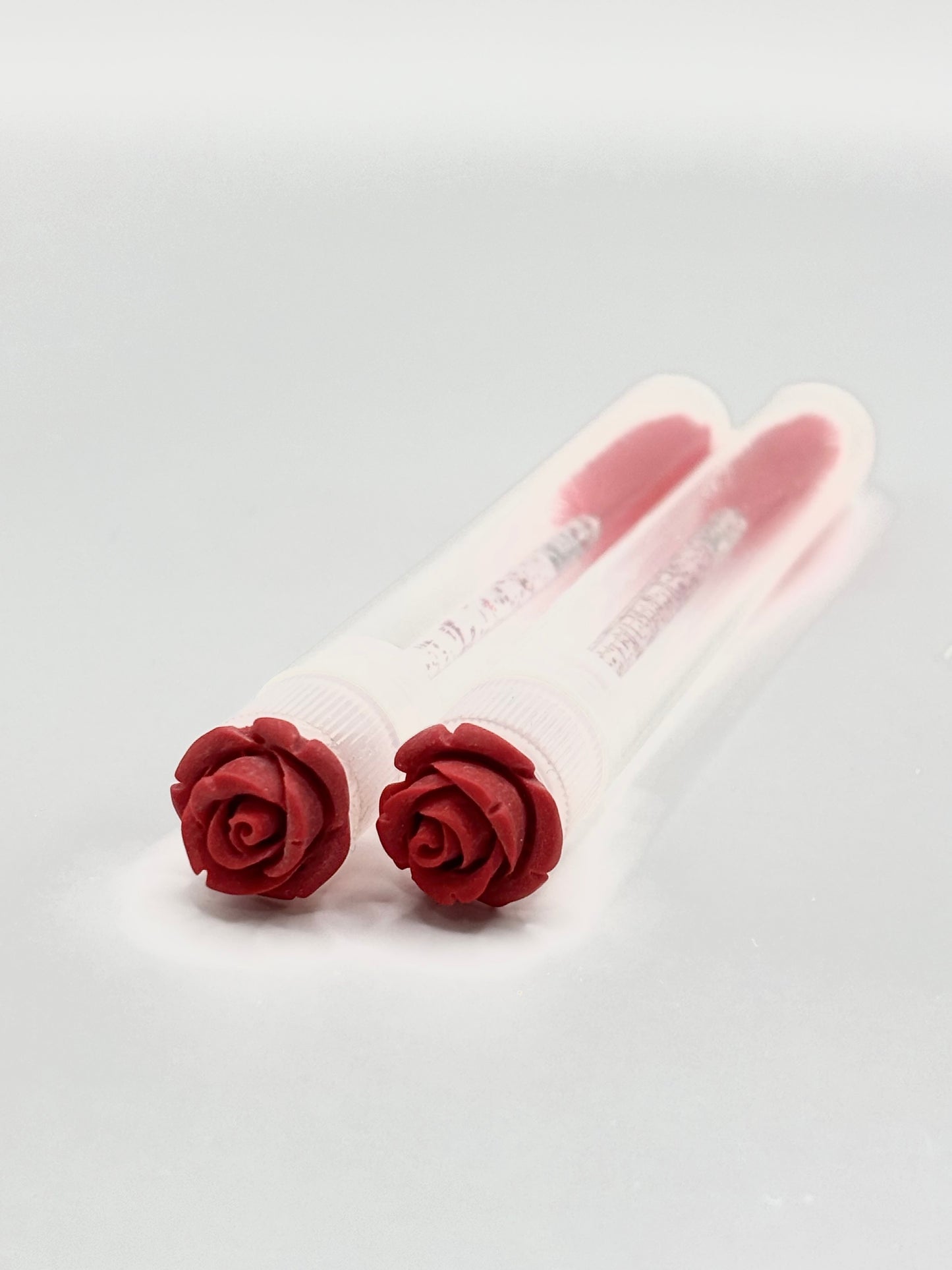 Lash Extension Spoolie Brush with Cover / Price for 1 - red roses