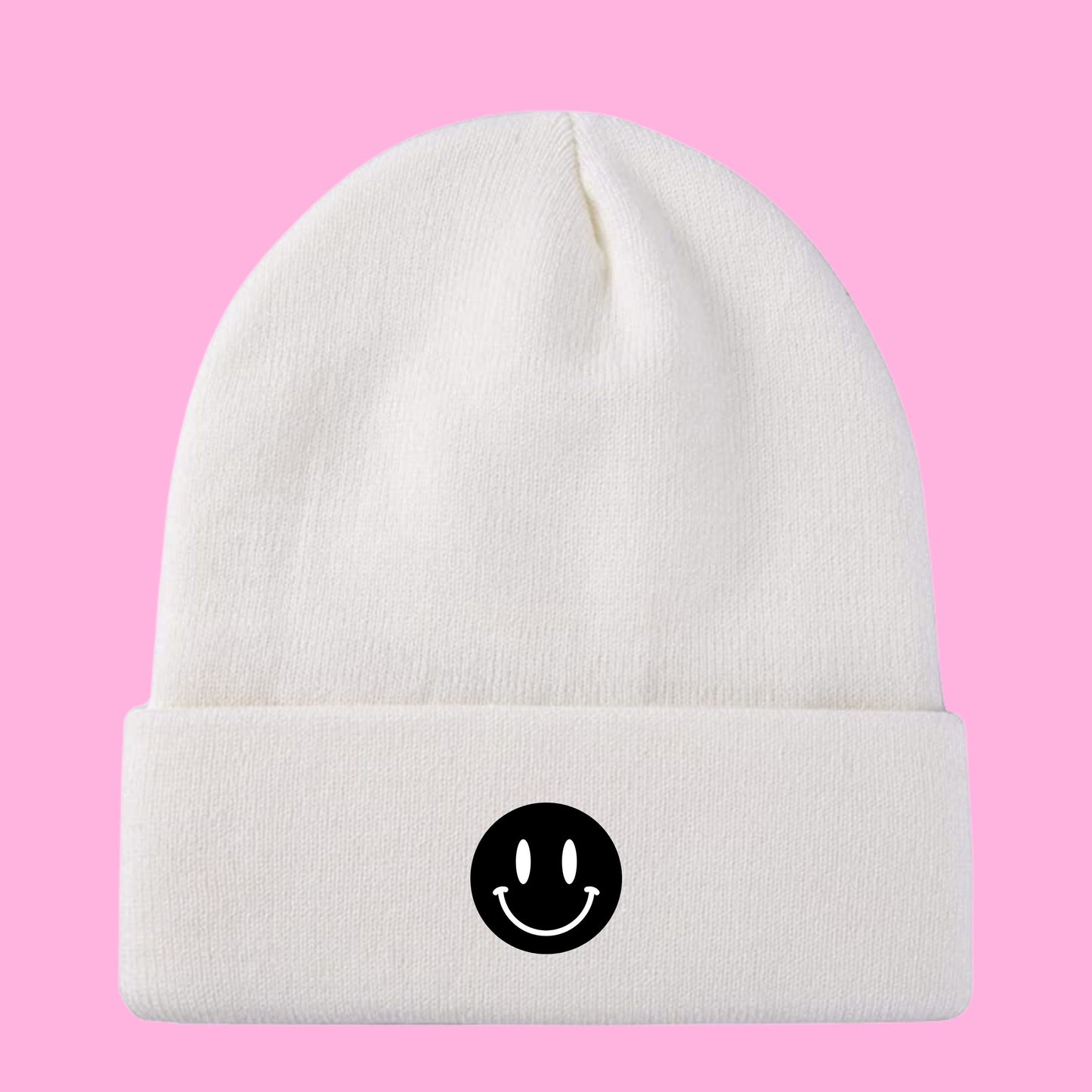 BEANIE- Smiley Face