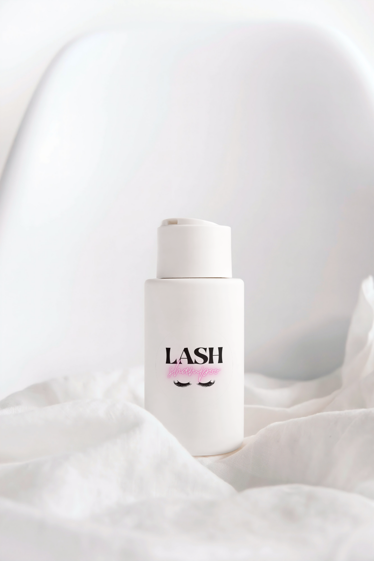 WHITE LASH SHAMPOO LABELS | 2” | NO INGREDIENT LIST