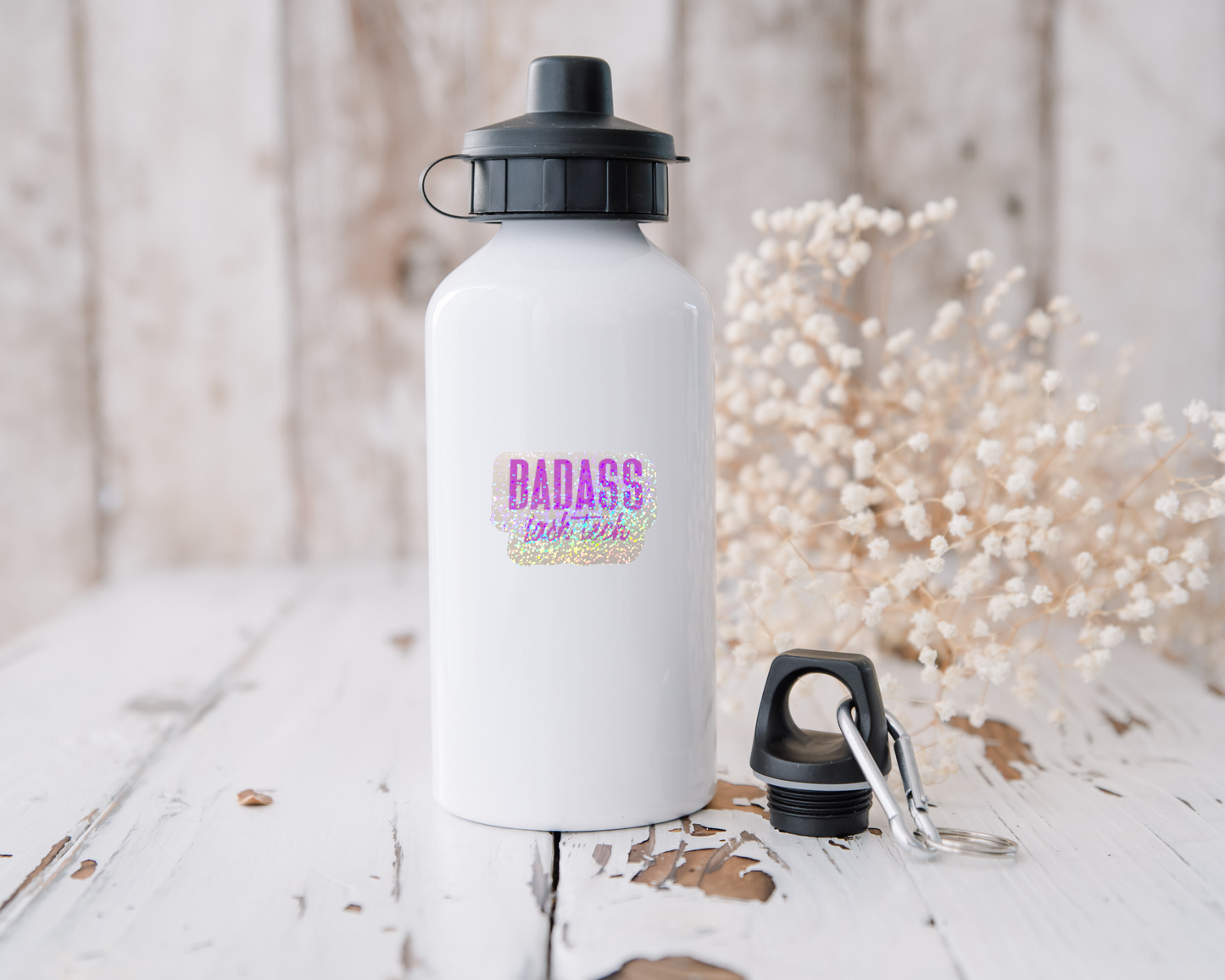 STICKER - BADASS LASH TECH| 3“x 2" | WATERPROOF | HOLOGRAPHIC | PRICE FOR 1 STICKER