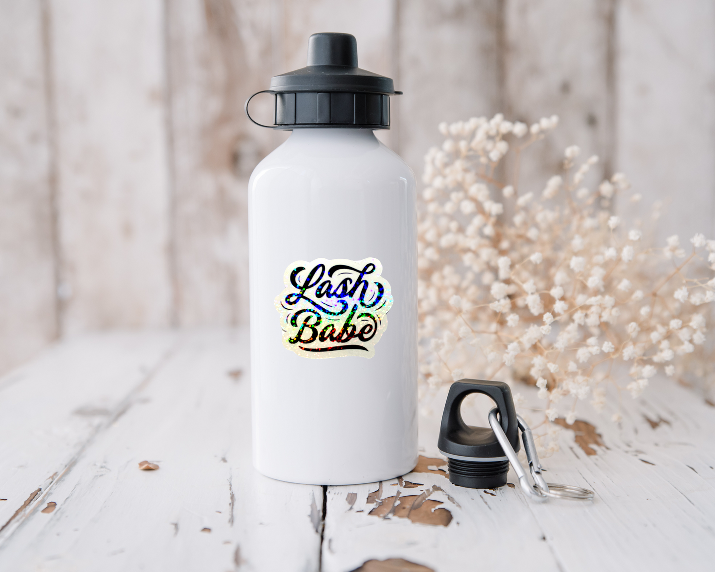 STICKER - LASH BABE| 2.5“x 2" | WATERPROOF | HOLOGRAPHIC | PRICE FOR 1 STICKER