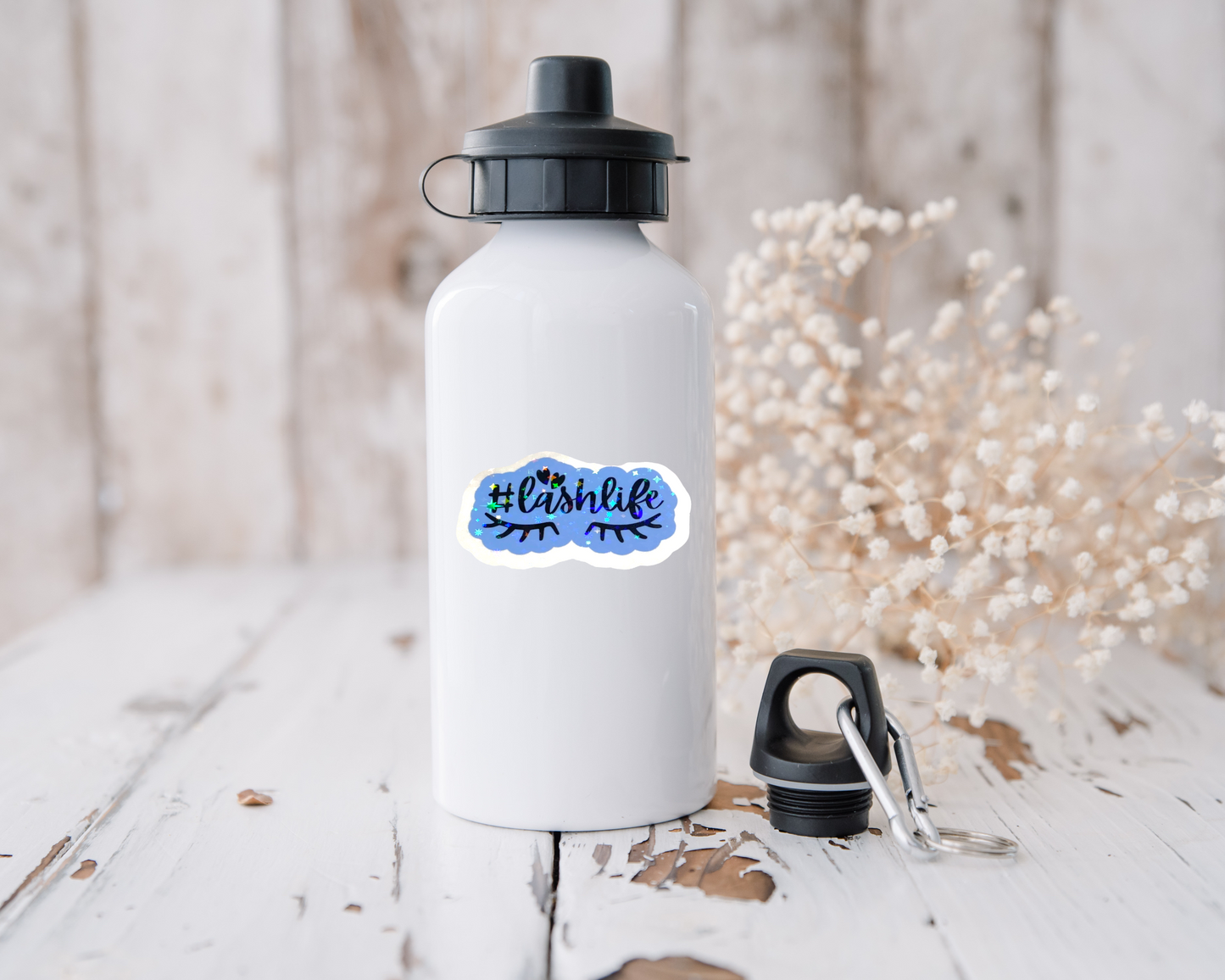 STICKER - #LASHLIFE | 2.5 “ | WATERPROOF | HOLOGRAPHIC | PRICE FOR 1 STICKER