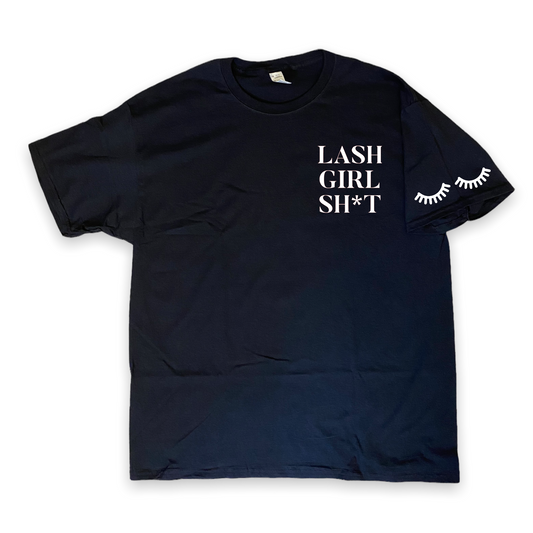 T-SHIRT - LASH GIRL SH*T( relaxed fit, vinyl print )