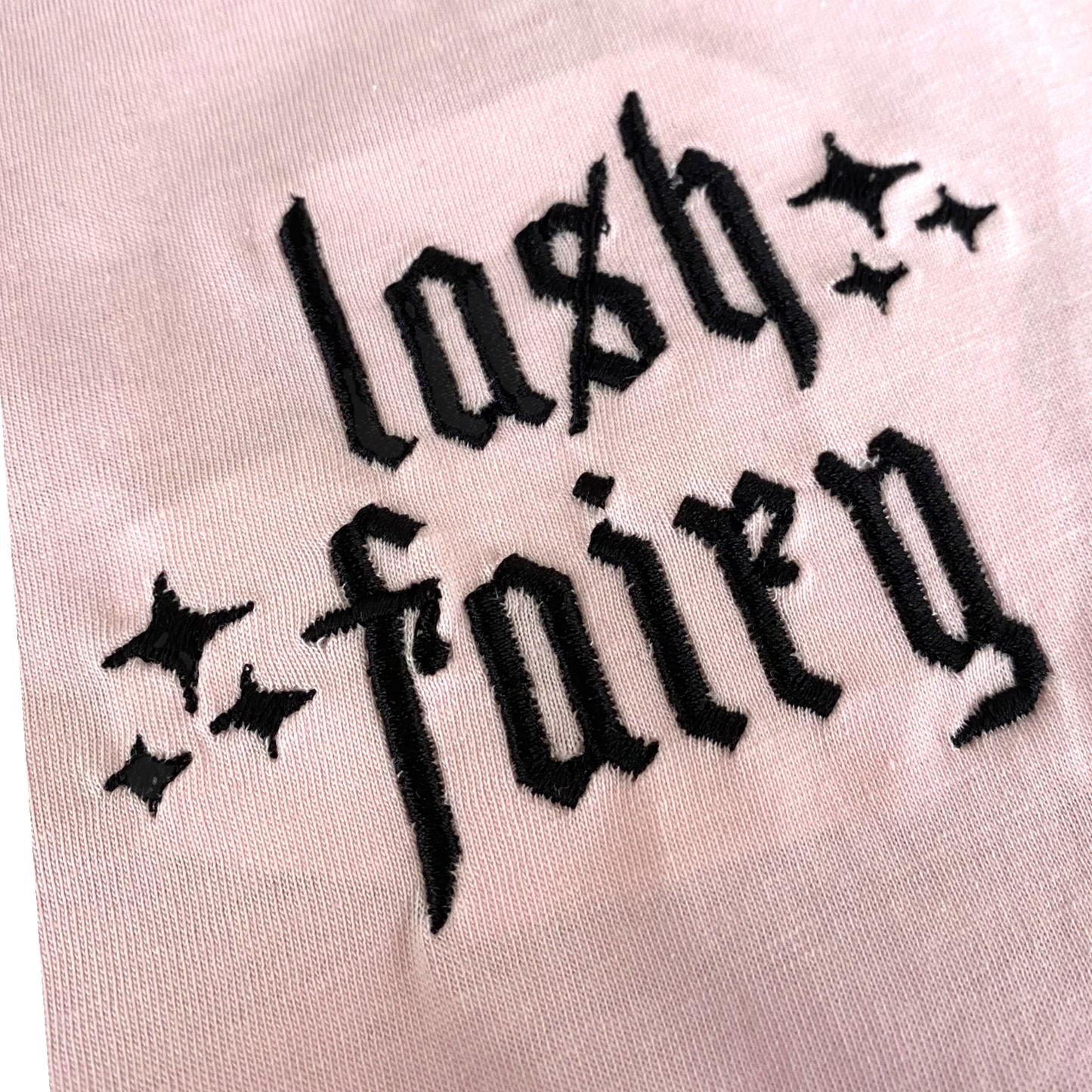 T-SHIRT - LASH FAIRY ( relaxed fit, embroidery)