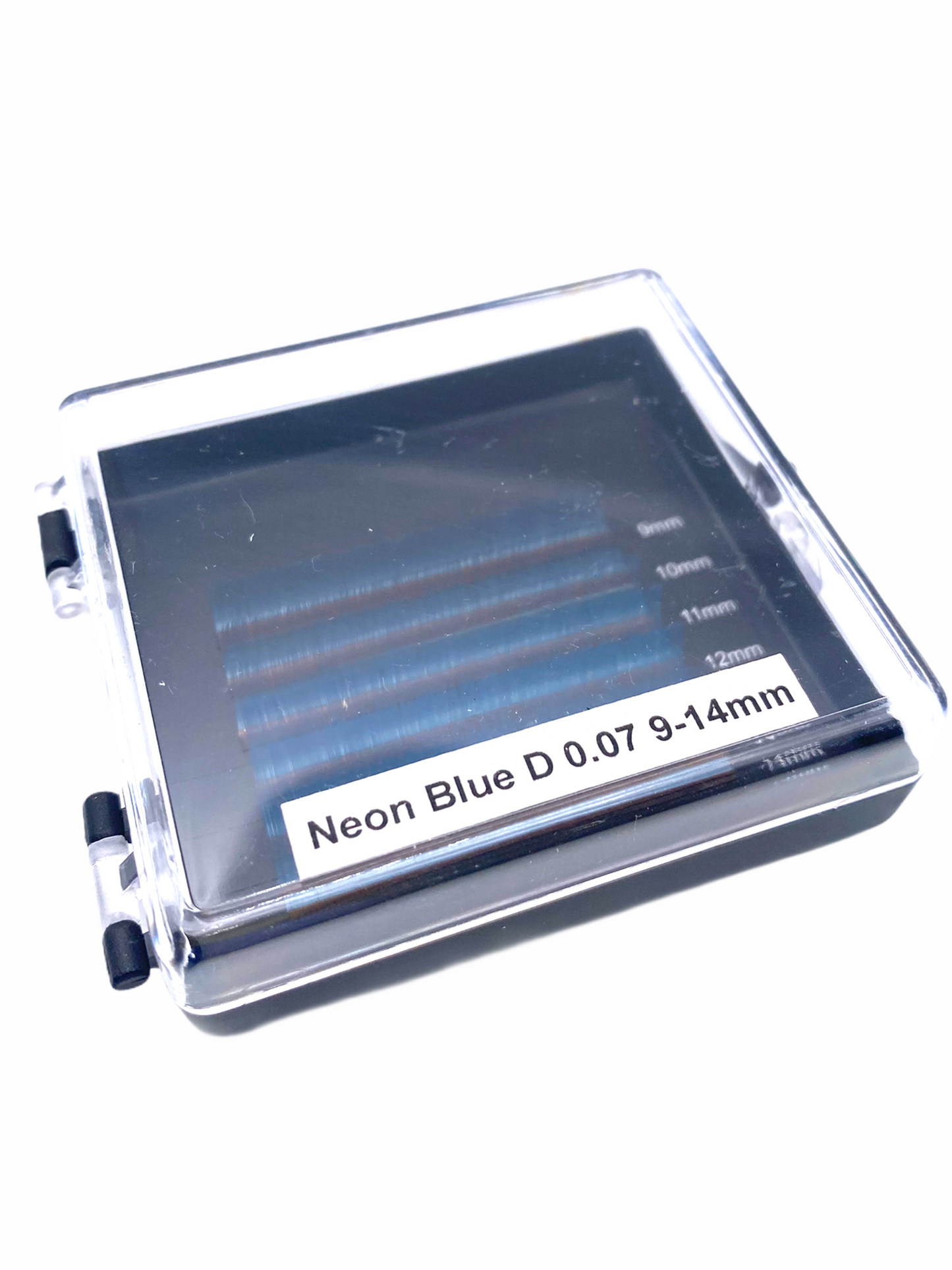 COLORED MINI SIZE NEON BLUE LASH TRAY 0.07 ( 9-14 mm ) *discontinuing*