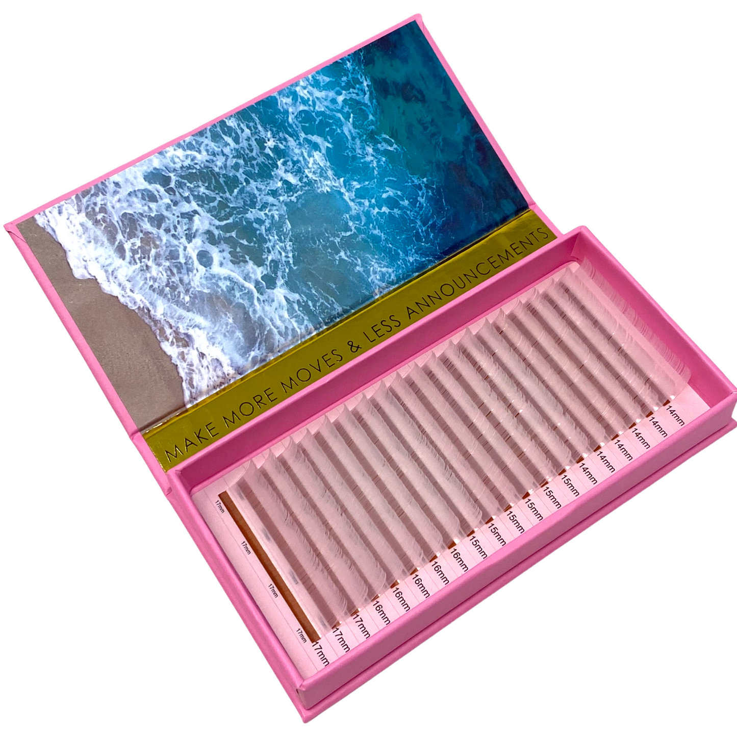 OLD LOGO CLEARANCE-  PINK MIXED LASH TRAY 0.05 MM