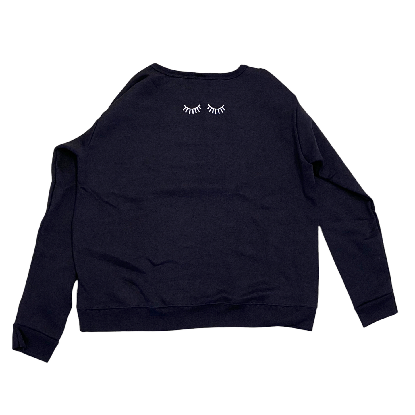 SWEATSHIRT - BUSY, LASHING ( embroidered)
