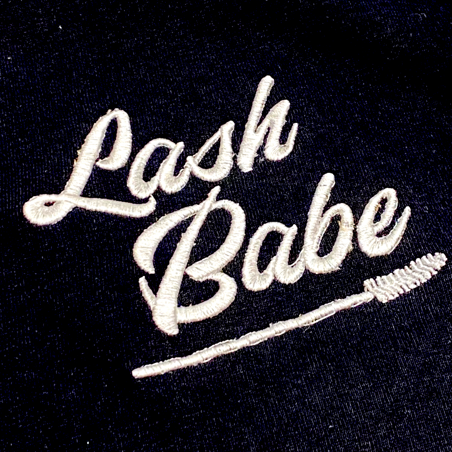 T-SHIRT - LASH BABE ( relaxed fit, embroidery)