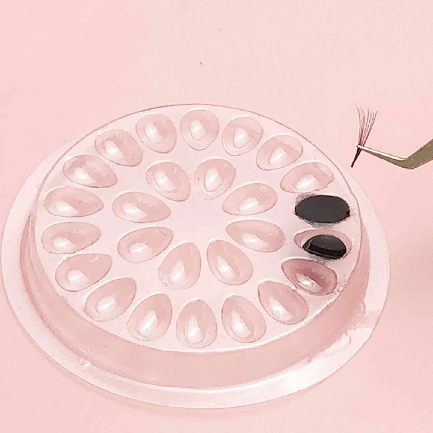 Paleta de pegamento desechable Diva Lashes Small NON STICKY (10 piezas)