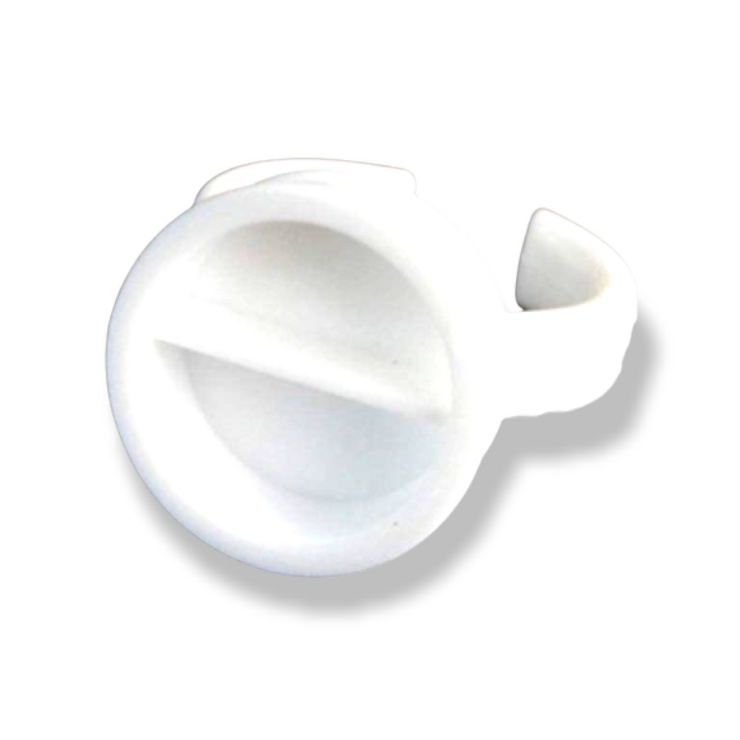 Large White Disposable Glue Rings with Divider