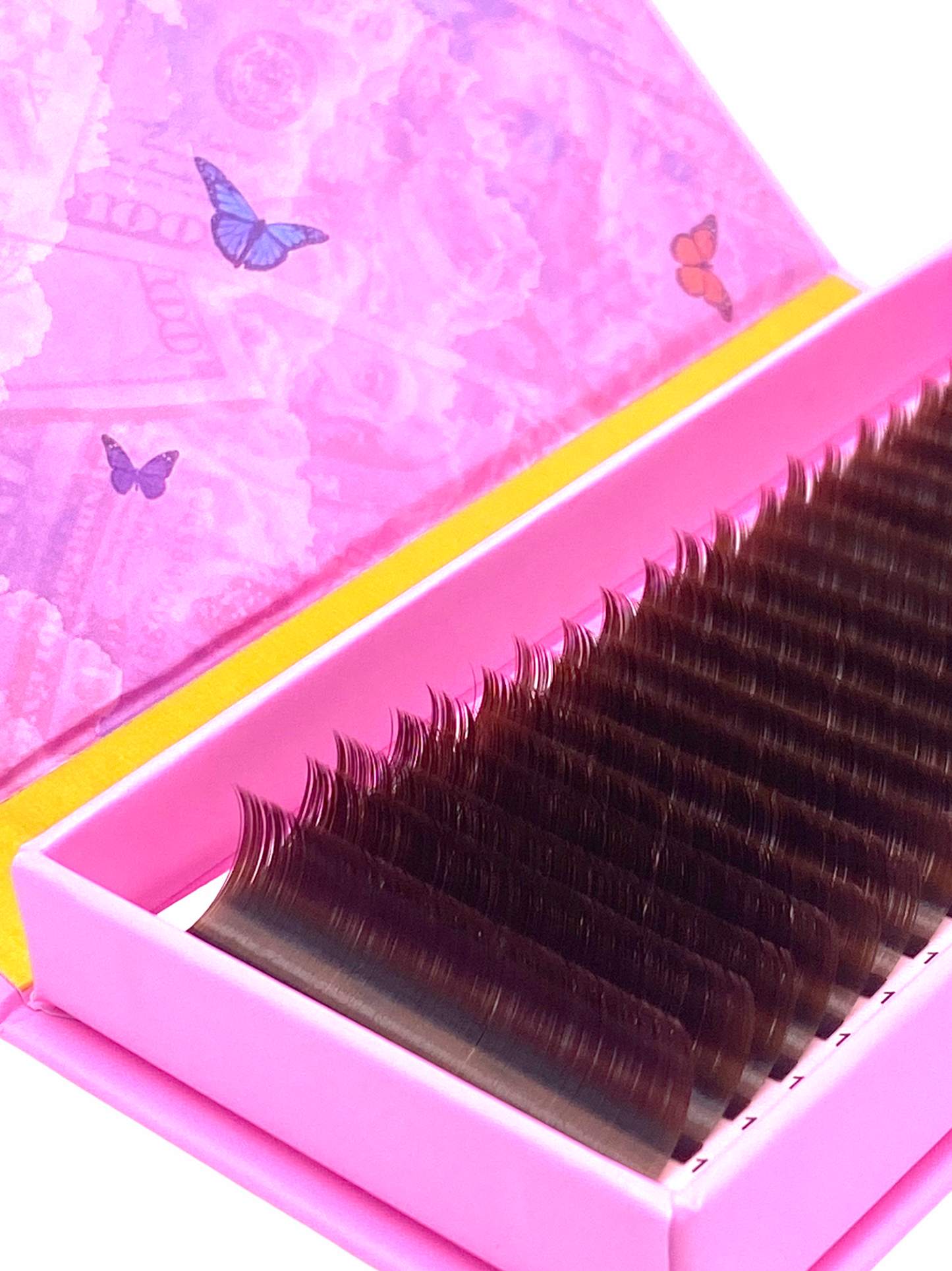 0.07 DARK BROWN MIXED VOLUME LASH TRAYS (8-15 mm)