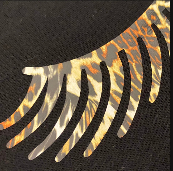 SWEATSHIRT - CHEETAH LASH PRINT