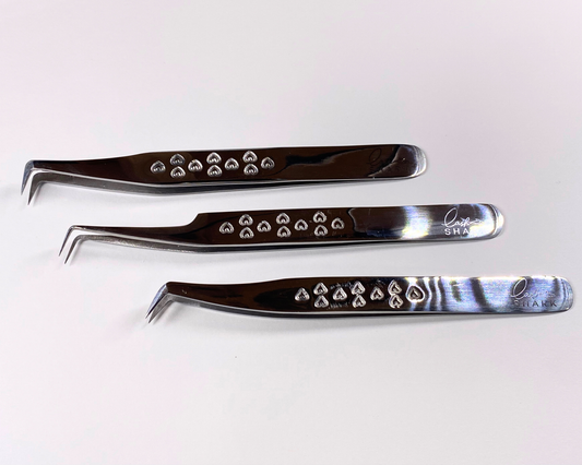 Regular Tip tweezers - silver