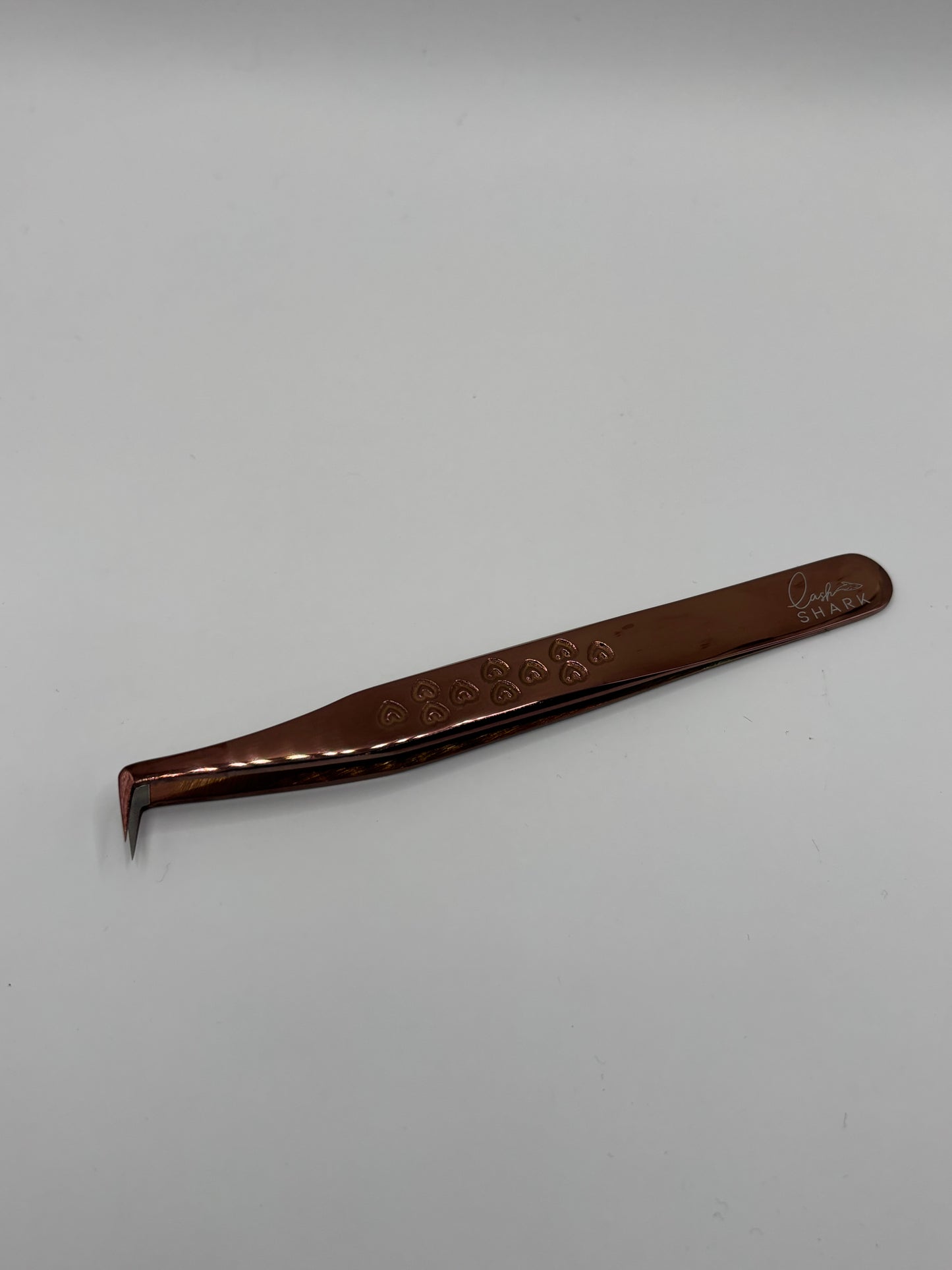Fiber Tip tweezers - rose gold