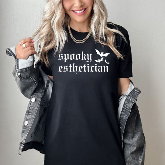 SWEATSHIRT or T-SHIRT- spooky esthetician