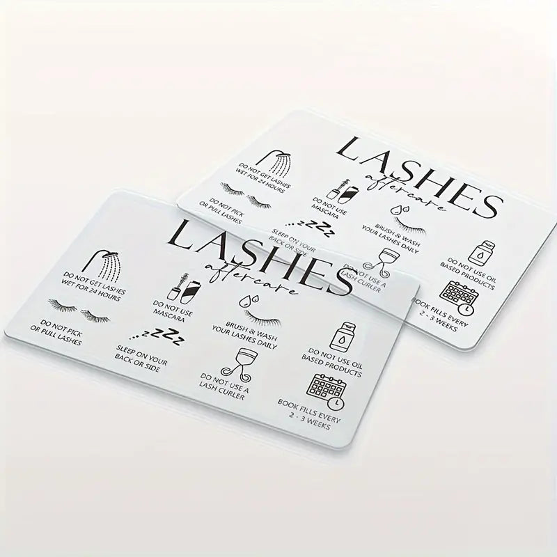 Clear Aftercare Cards