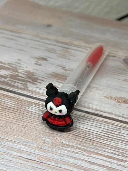 Lash Extension Spoolie Brush with Cover / Price for 1 - Devil Kuromi