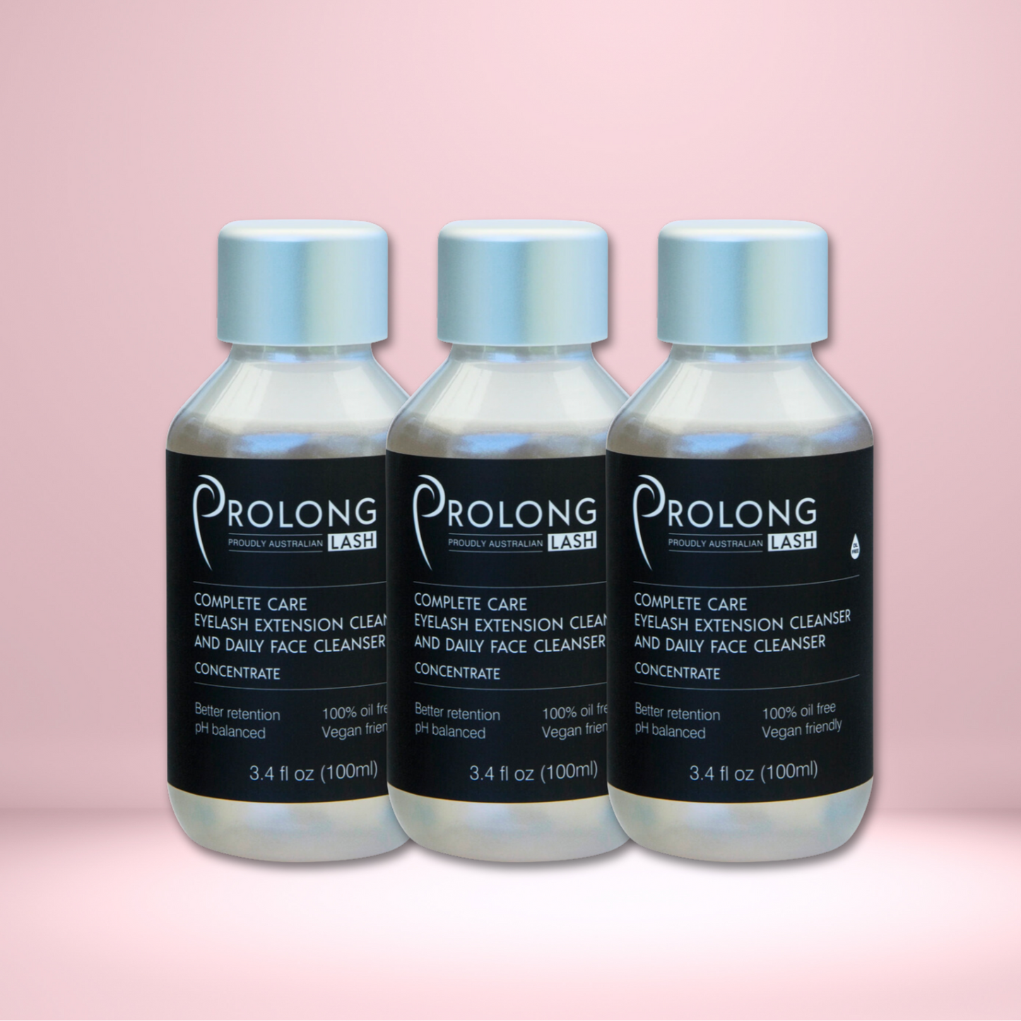 Prolong Eyelash Extension Cleanser Concentrate - 3 pack