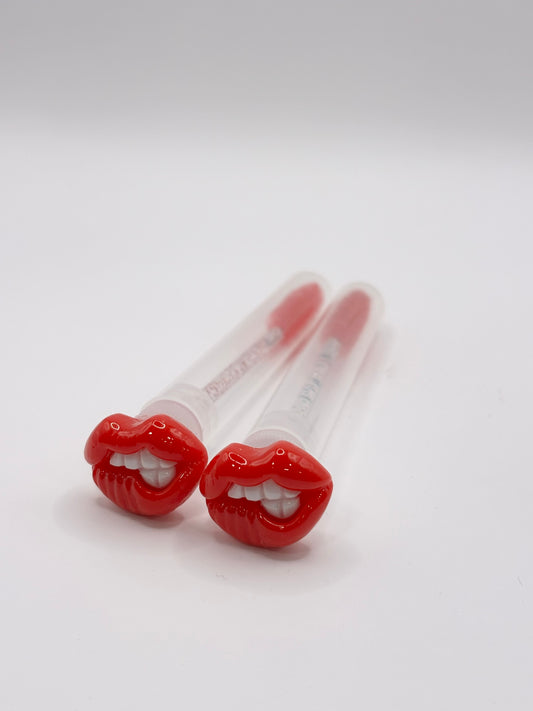 Lash Extension Spoolie Brush with Cover / Price for 1  - lips