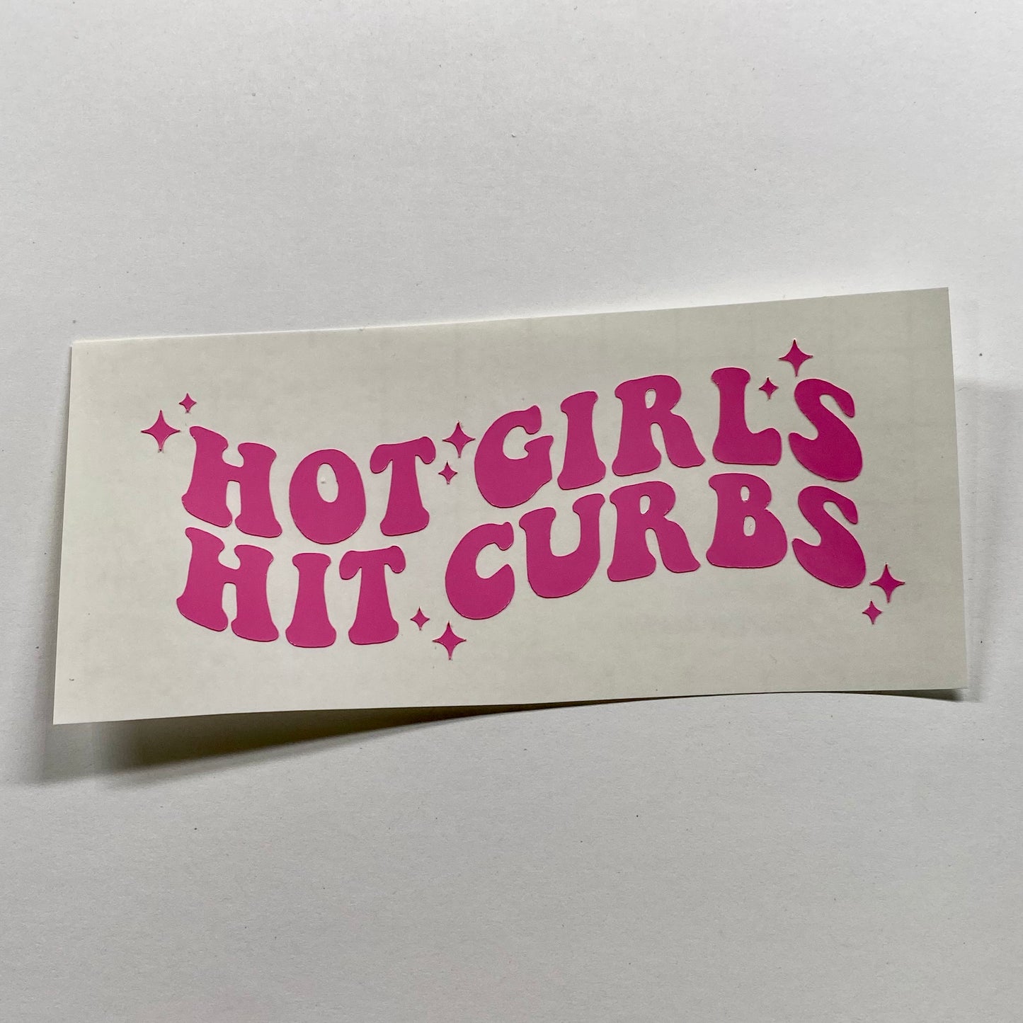 Vinyl Decal - Hot girls hit curbs