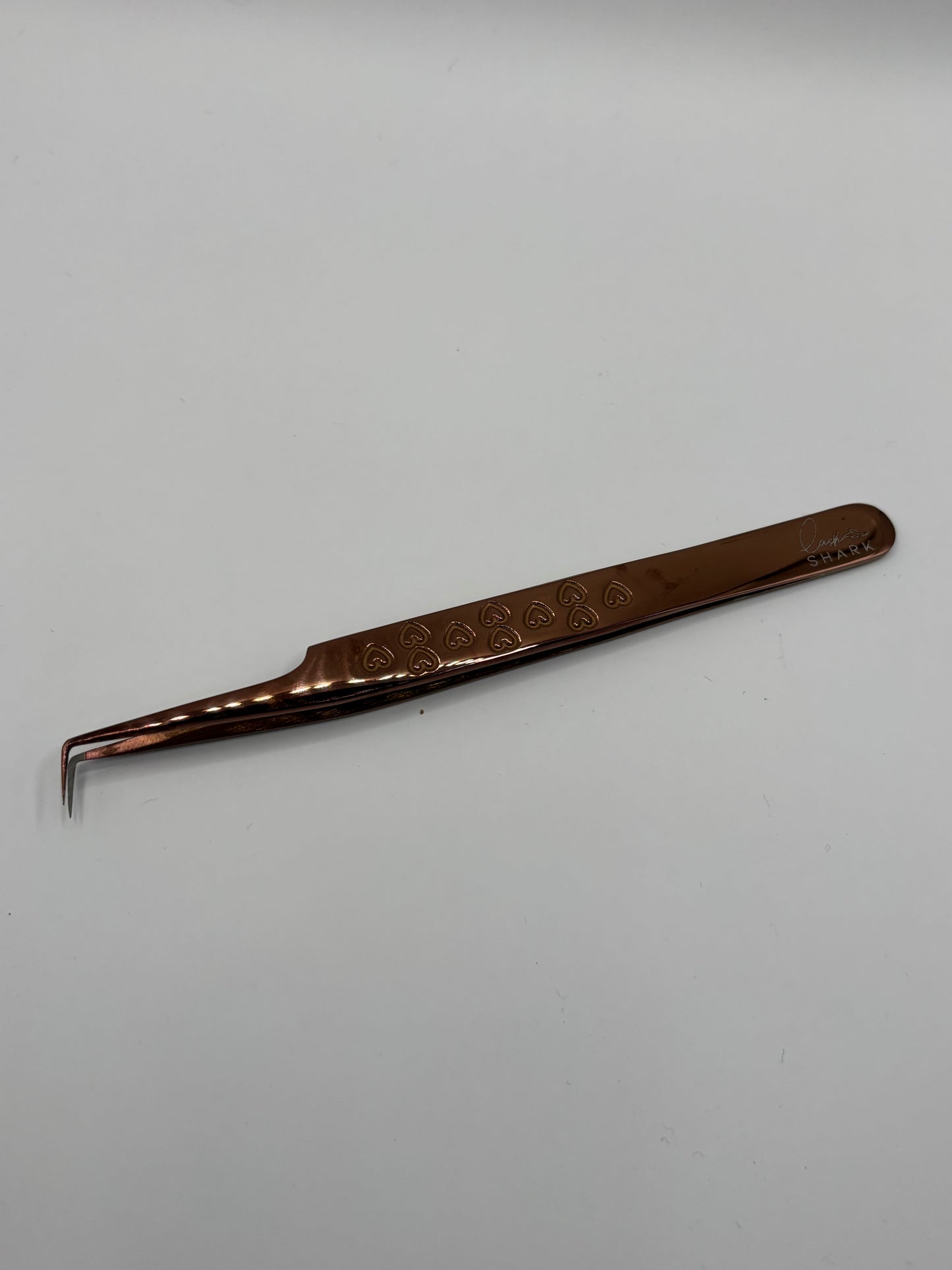 Fiber Tip tweezers - rose gold