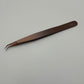 Fiber Tip tweezers - ombré coffee & cream