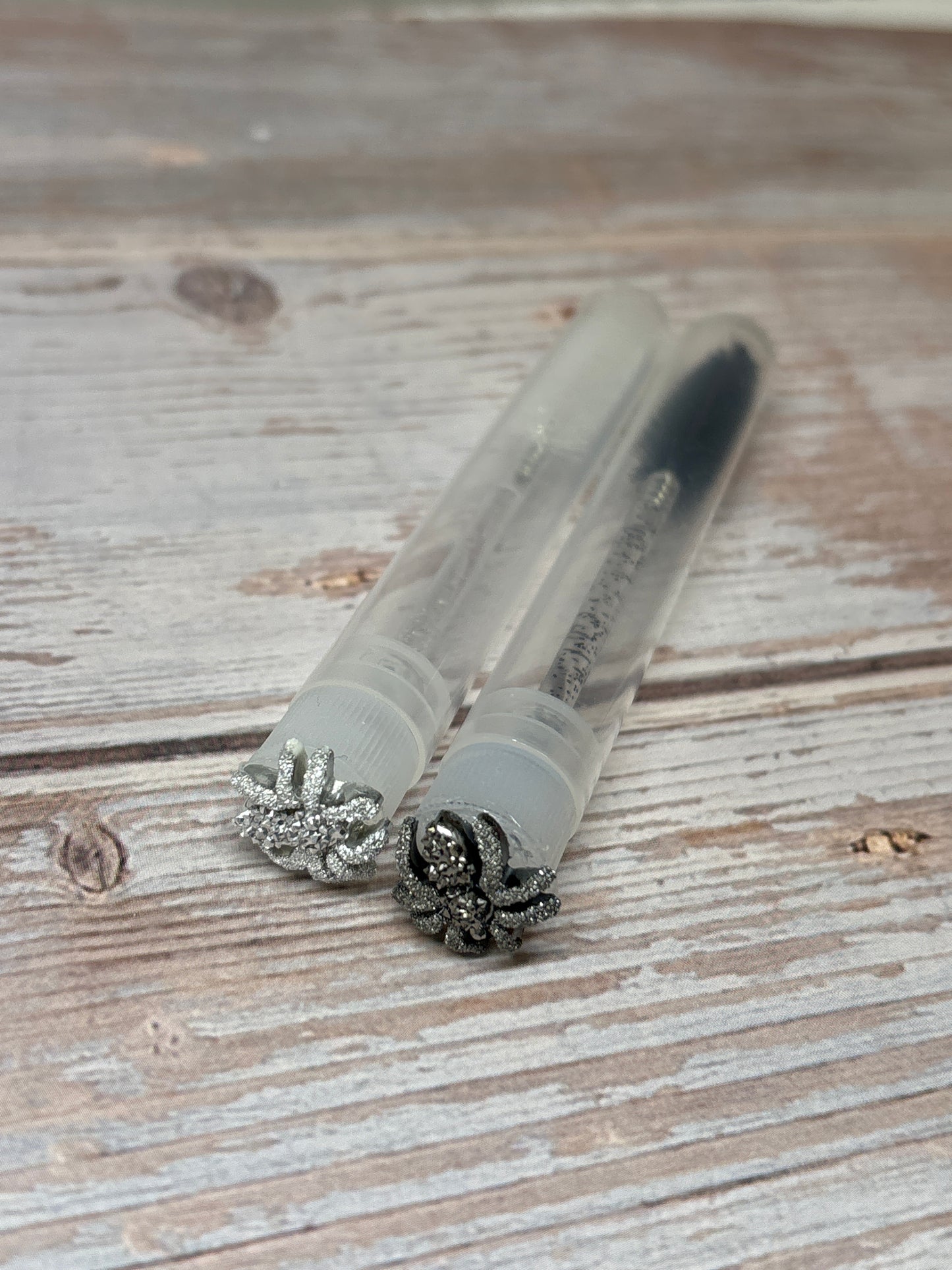 Lash Extension Spoolie Brush with Cover / Price for 1 - glitter spiders