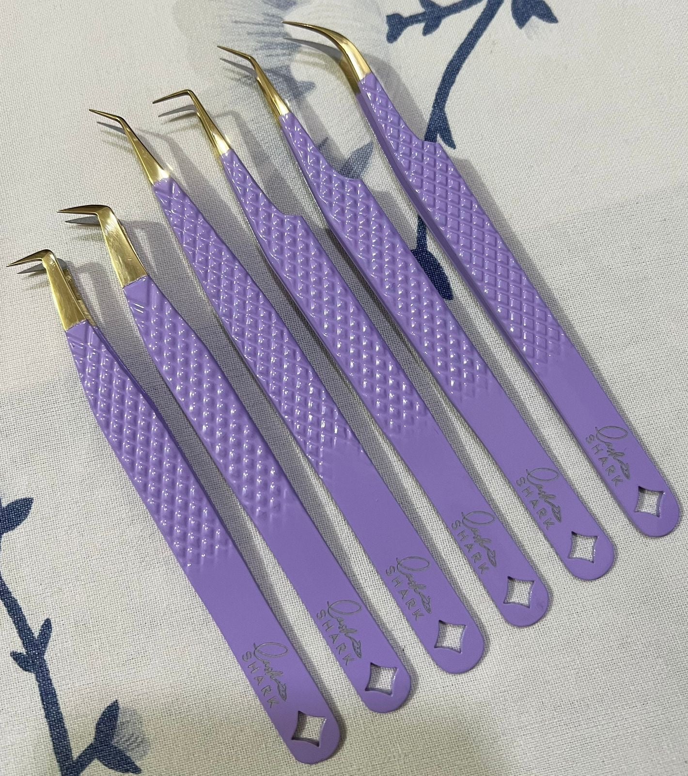 Fiber Tip tweezers - Lilac