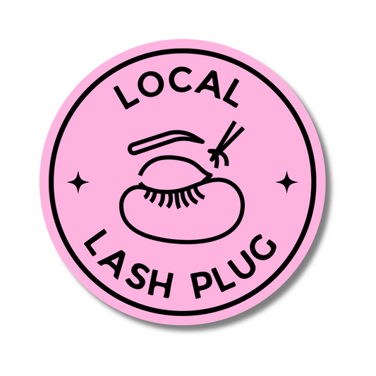 Local Lash Plug Sticker