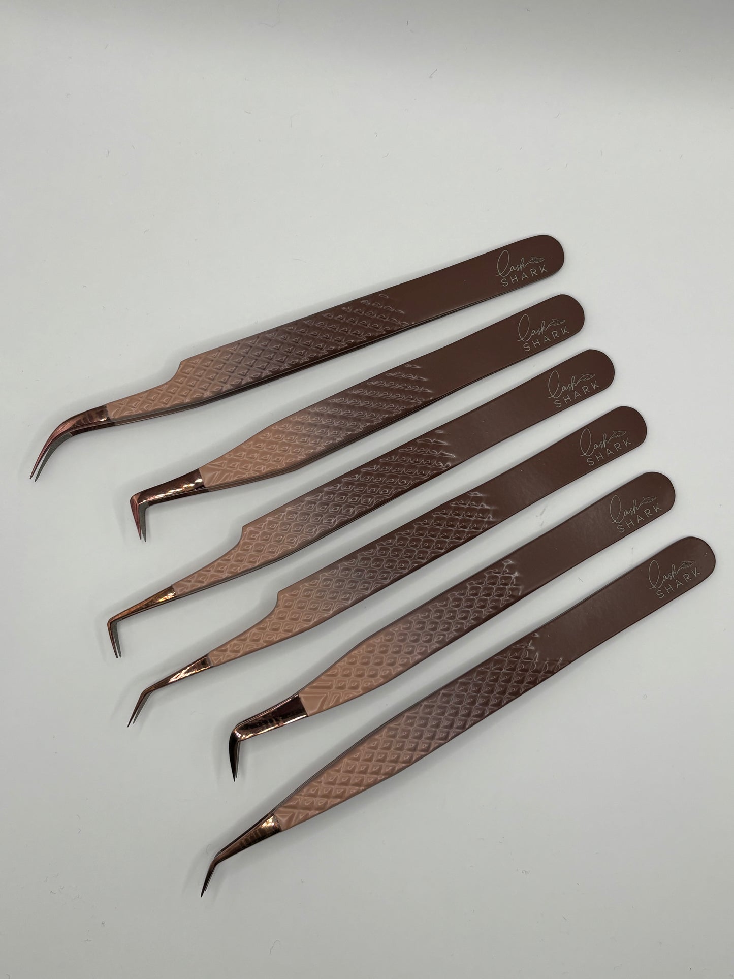Fiber Tip tweezers - ombré coffee & cream