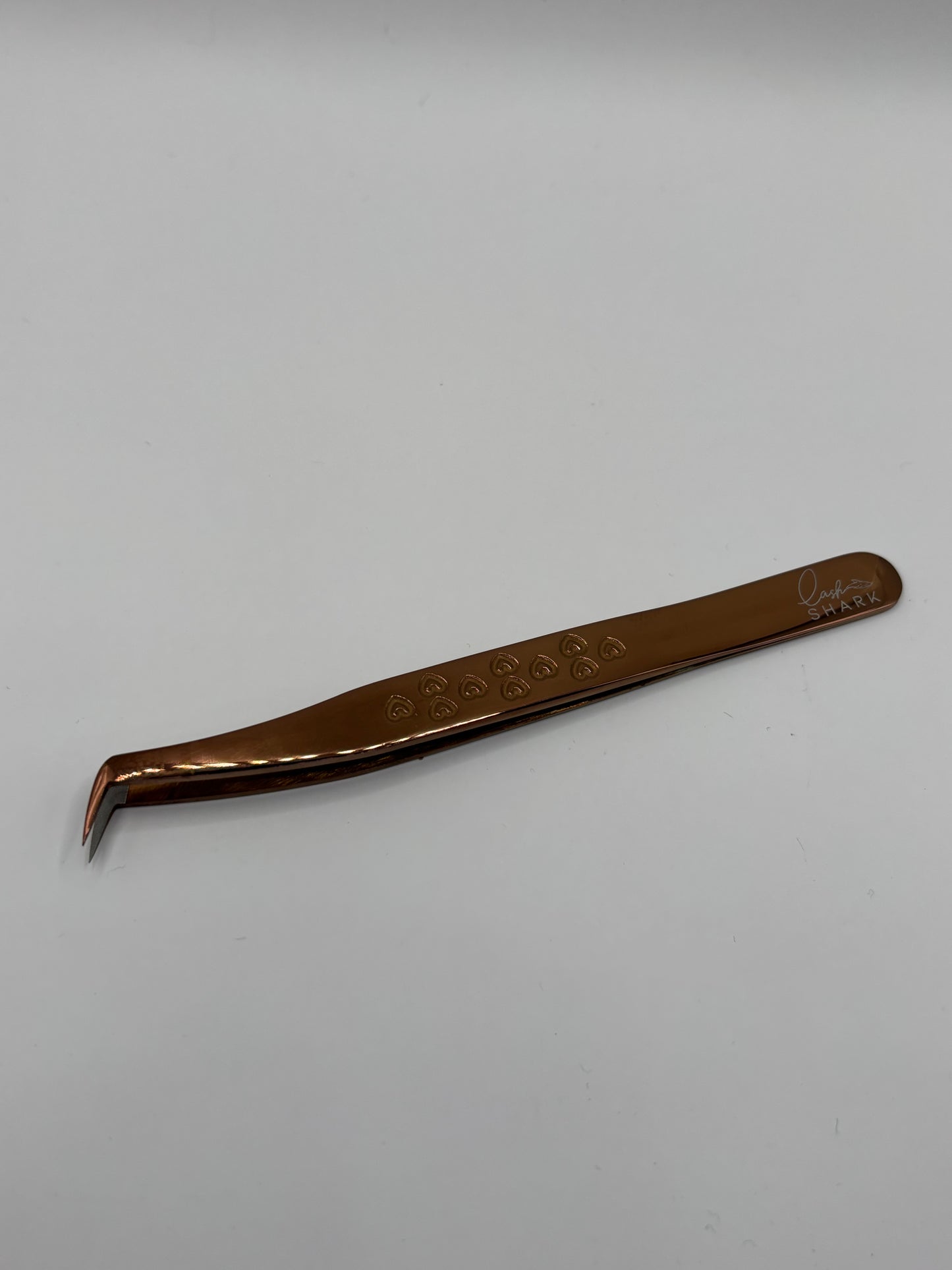 Fiber Tip tweezers - rose gold