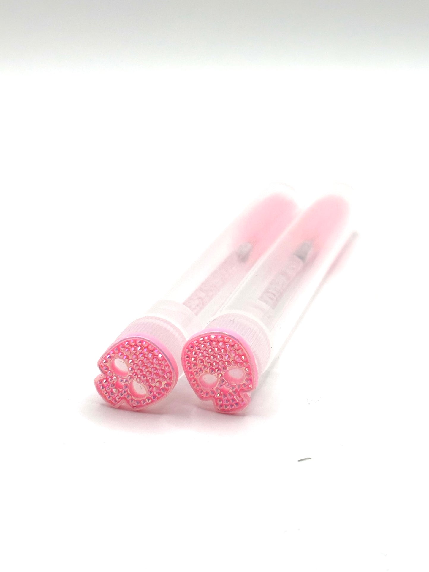 Lash Extension Spoolie Brush with Cover / Price for 1  - shiny skulls