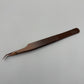 Fiber Tip tweezers - ombré coffee & cream