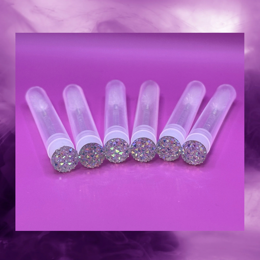 Glitter Eyelash Wands with Cover - Sparkly