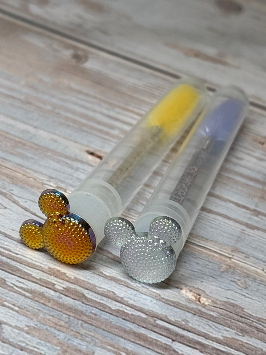 Lash Extension Spoolie Brush with Cover / Price for 1 - mouse ears