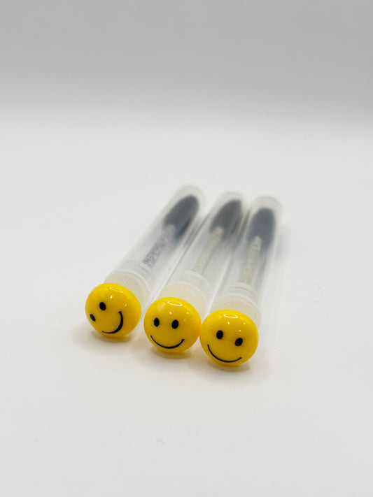 Lash Extension Spoolie Brush with Cover / Price for 1  - smiley faces