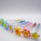 Lash Extension Spoolie Brush with Cover / Price for 1  - plumeria / Hawaiian flower
