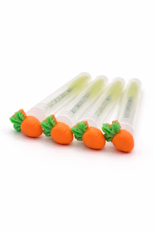 Lash Extension Spoolie Brush with Cover / Price for 1  - carrots