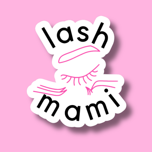 STICKER - lash mami  - Glossy Vinyl Sticker Water Bottle Sticker Laptop Sticker