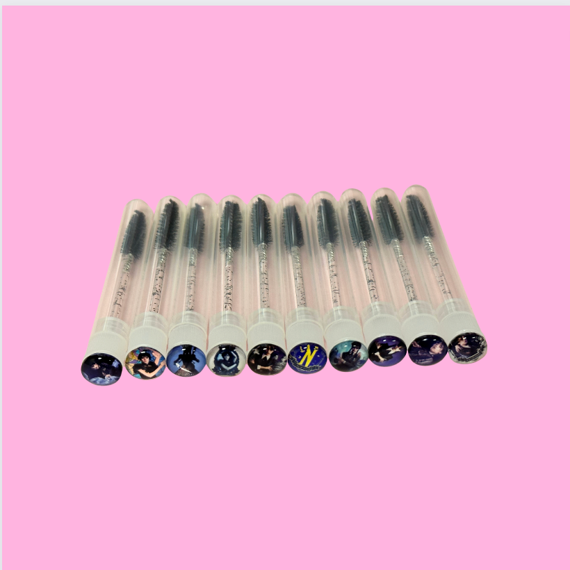 Wednesday Addams Eyelash Wands with Cover