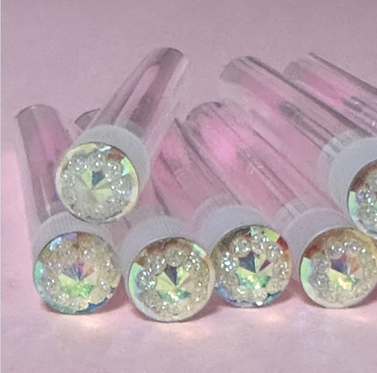 Shiny Crystals Eyelash Wands with Cover