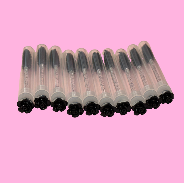 Black Roses Eyelash Wands with Cover