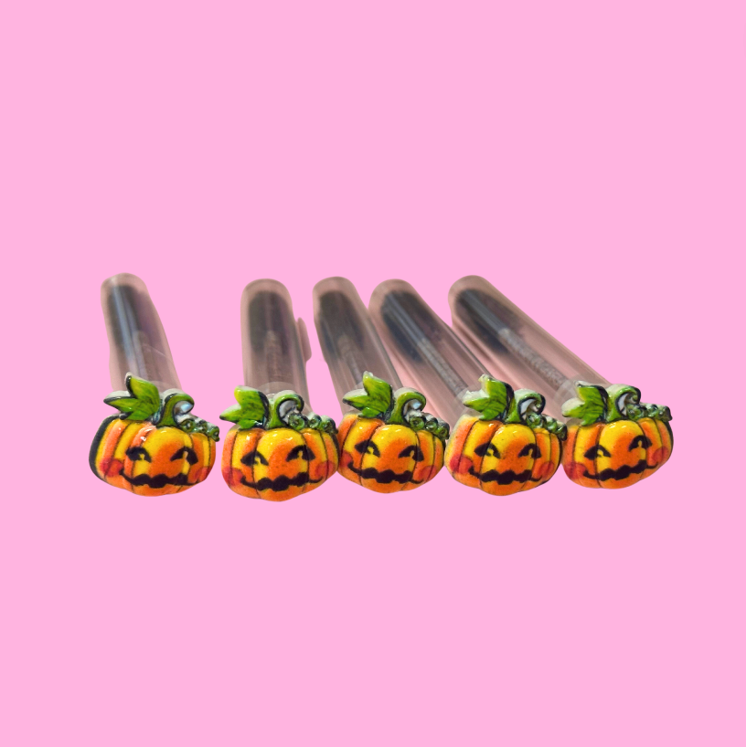 Pumpkins Eyelash Wands with Cover