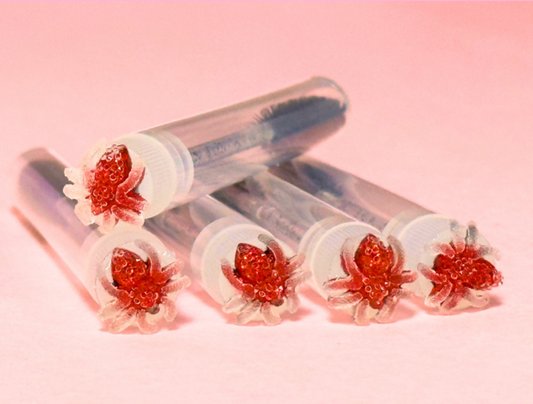 Red Spider Glitter Eyelash Wands with Cover