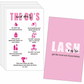 Double Sided Size 3.5 x 2 inches Pink Aftercare cards