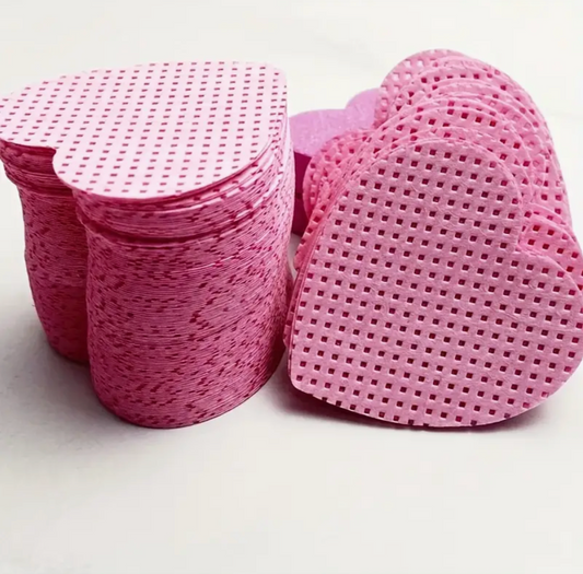 Glue Nozzle Wipes / Pink Hearts Small Pack / 20 pcs