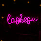 Lashes Neon Sign